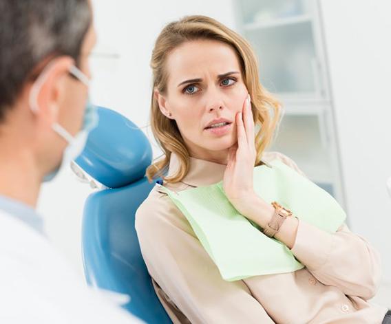 Patient learning they need complex dental care